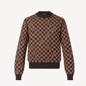 Louis Vuitton • Ribbed Damier Crewneck - Virgil Abloh